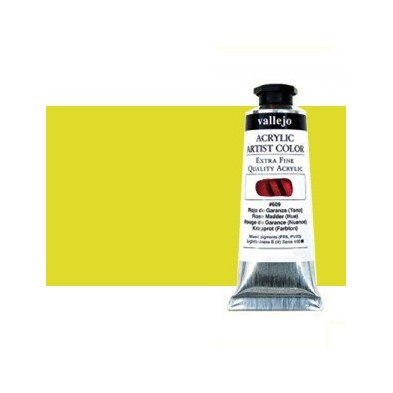 Materiais Belas Artes - Acrilico Vallejo Fluorescent Amarelo, 60 ml. | totenart.com