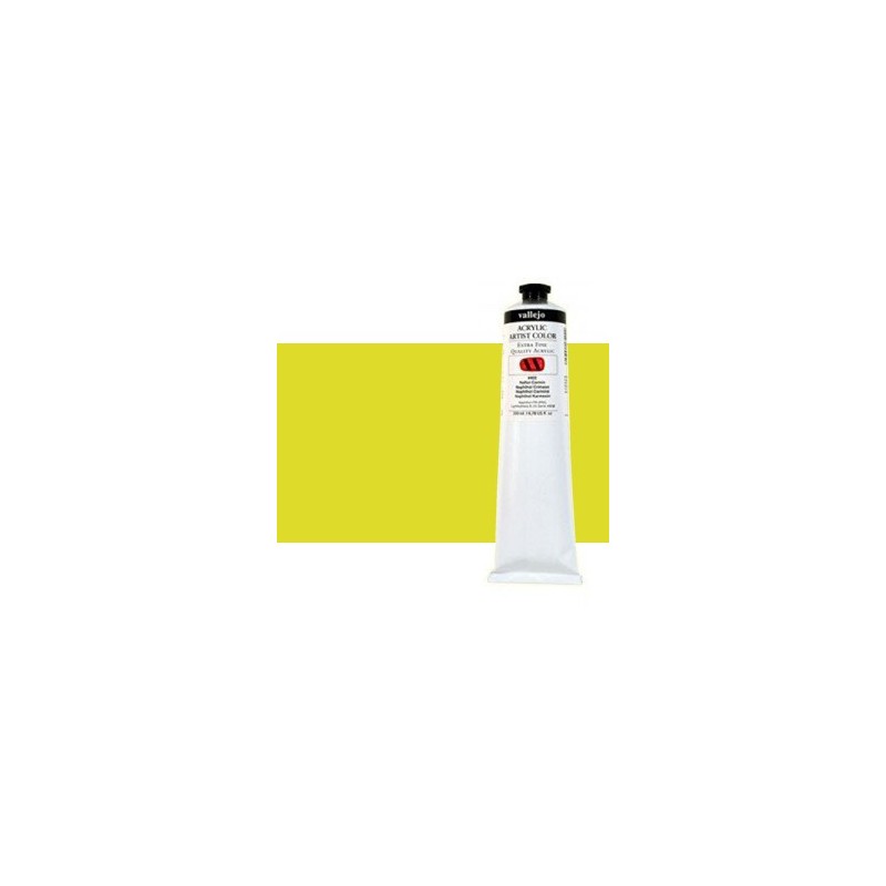 Materiais Belas Artes - Acrilico Vallejo Artist Fluor amarelo,  200 ml. | totenart.com