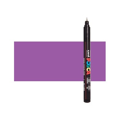 Materiais Belas Artes - Marcador Posca Violeta (N. 12) PC1MR, ponta extra fina (0.7 mm.) | totenart.com