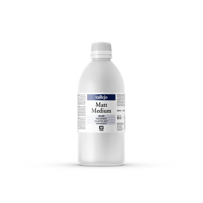 Materiais Belas Artes - Medium acrilico Vallejo Mate, 500 ml. | totenart.com