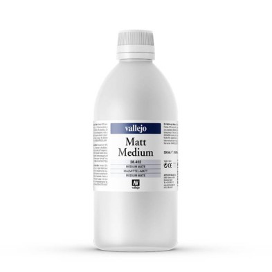 Materiais Belas Artes - Medium acrilico Vallejo Mate, 500 ml. | totenart.com