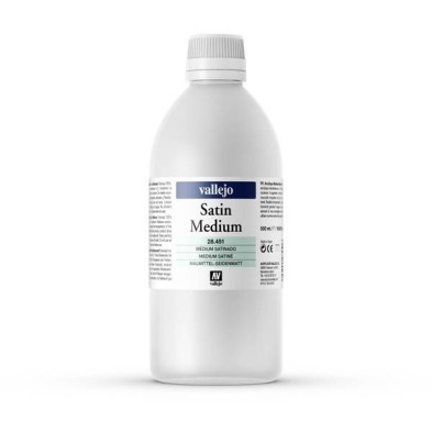 Materiais Belas Artes - Medium acrilico Vallejo Satinado, 500 ml. | totenart.com