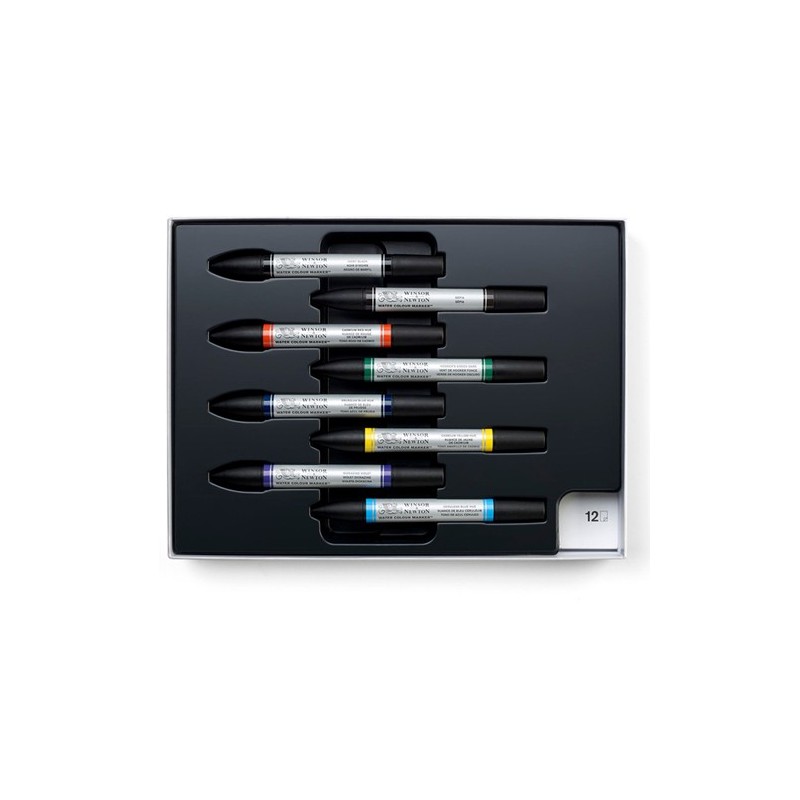 \nMateriais Belas Artes - Set 8 marcadores + bloco, Winsor & Newton | totenart.com