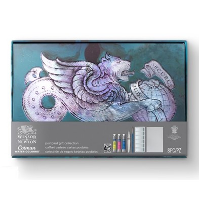 Materiais Belas Artes - Conjunto de cartões postais decorativos Winsor & Newton | totenart.com\n