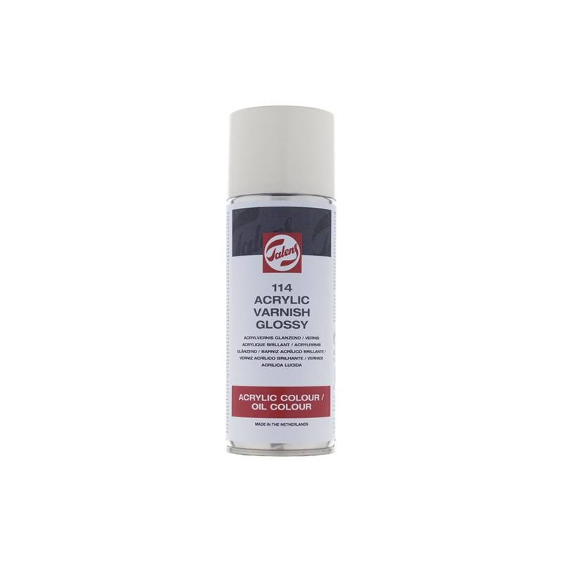 Materiais Belas Artes - Spray Verniz Acrílico Brilhante Talens para acrílico e óleo (400 ml) | totenart.com