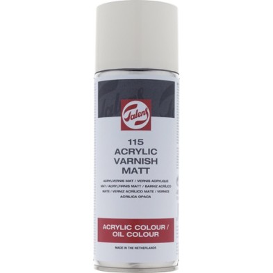 Barniz Acrilico Mate Spray Talens, 400 ml.