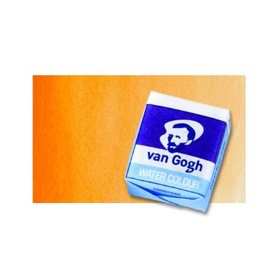 Materiais Belas Artes - Aquarela Van Gogh, godet, Laranja Permanente | totenart.com