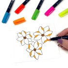 Materiais Belas Artes - Marcador Tombow, Set de 6 Cores Néon | totenart.com