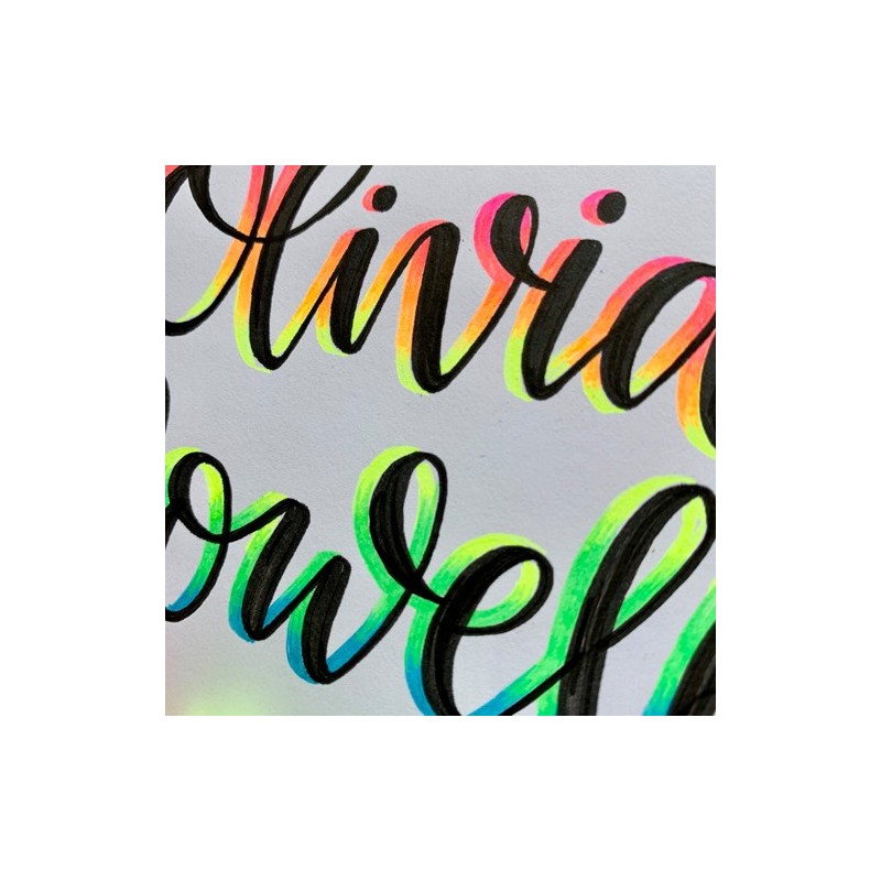 Materiais Belas Artes - Marcador Tombow, Set de 6 Cores Néon | totenart.com