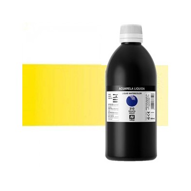 Materiais Belas Artes - Aquarela Liquida Vallejo, Amarelo Intenso Processo, 500 ml. n.160 | totenart.com