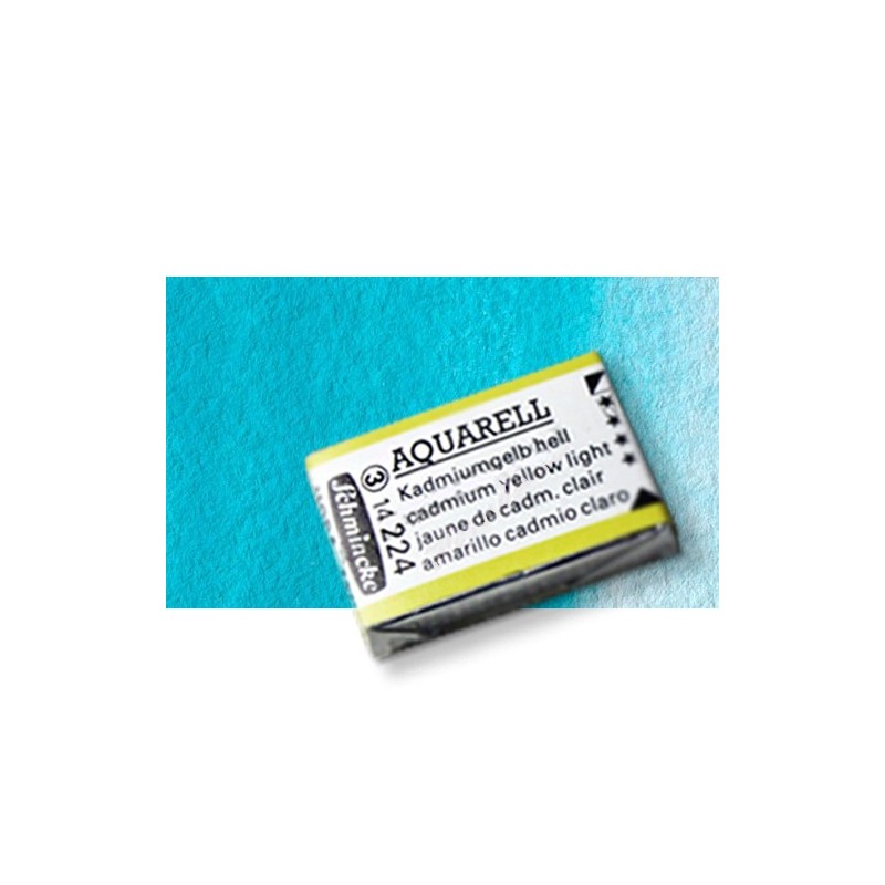 Materiais Belas Artes - Aquarela Schmincke Horadam, \n\nTurquesa Cobalto 509, Godet Completa. | totenart.com