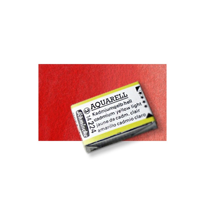 Materiais Belas Artes - Aquarela Schmincke Horadam, Meio Vermelho Cádmio 347, Godet Completa. | totenart.com