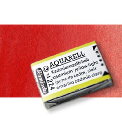Materiais Belas Artes - Aquarela Schmincke Horadam, Meio Vermelho Cádmio 347, Godet Completa. | totenart.com