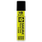 Materiais Belas Artes - 12 Minas HB para lapiseira Sakura 0.3 mm. | totenart.com