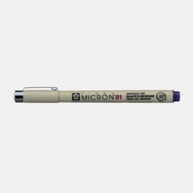 Materiais Belas Artes - Marcador Pigma Micron Sakura 01, 0.25 mm. \nTolet N. 24 | totenart.com