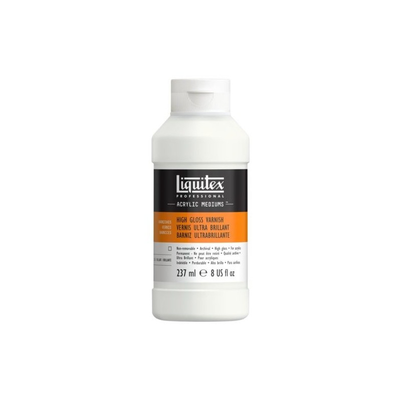 Materiais Belas Artes - Verniz Ultra Brillante, Liquitex 237 ml. | totenart.com