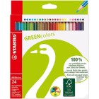 Materiais Belas Artes - STABILO GreenColors caixa 24 lápis cores sortidas | totenart.com