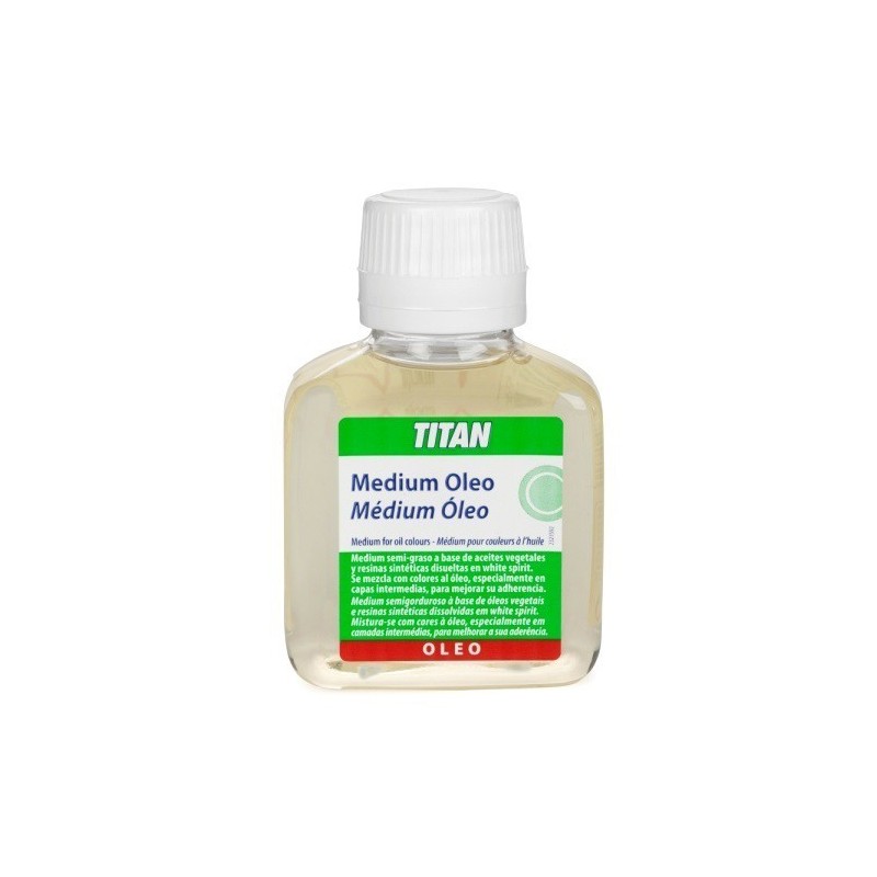 Materiais Belas Artes - Medium Cores a oleo Titan, 100 ml. | totenart.com