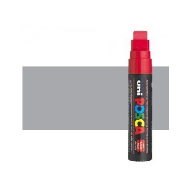 Materiais Belas Artes - \n\nMarcador Posca Prata (N. 26) PC17K, ponta retangular (15 mm.) | totenart.com