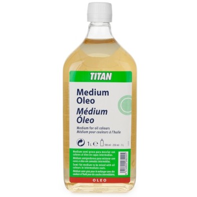 Materiais Belas Artes - Medium cores a oleo Titan, 1000 ml. | totenart.com