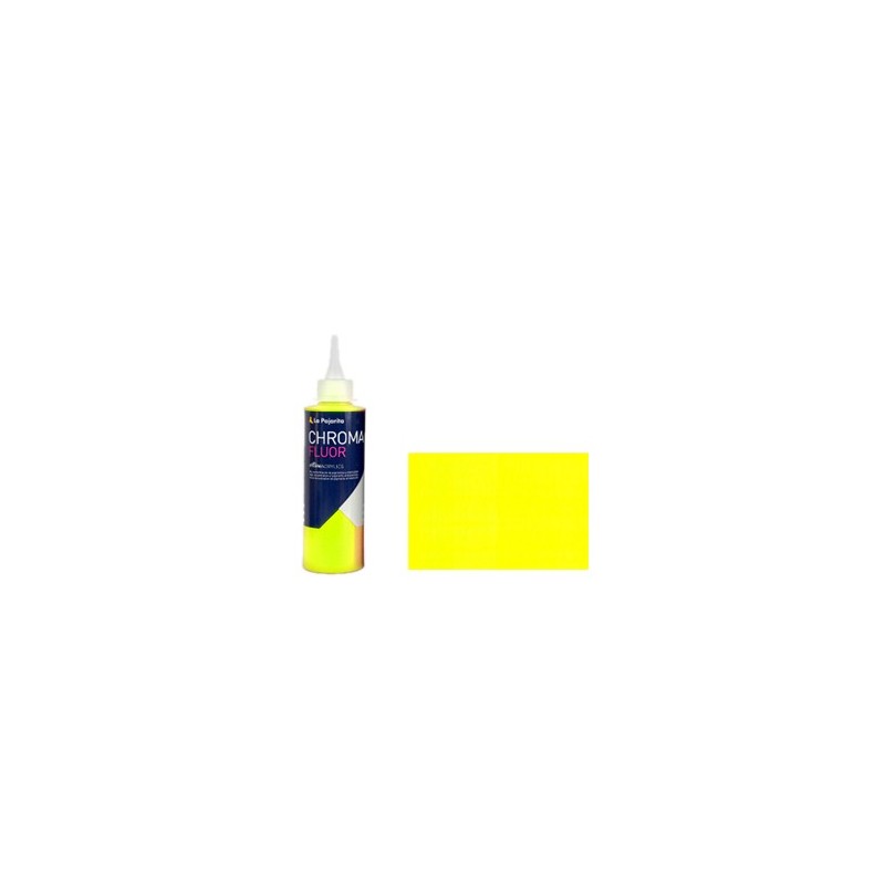 Materiais Belas Artes - Acrilico La Pajarita Amarelo Chroma Fluor (200 ml.) | totenart.com