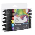 \nMateriais Belas Artes - Set 12 Marcadores aquarela Promarker Winsor & Newton, tons básicos | totenart.com