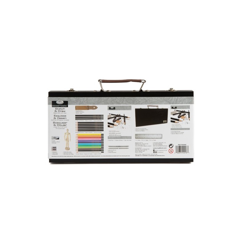 Materiais Belas Artes - Conjunto de iniciação desenho Sketch&Draw (32 peças), Royal&Langnickel | totenart.com
