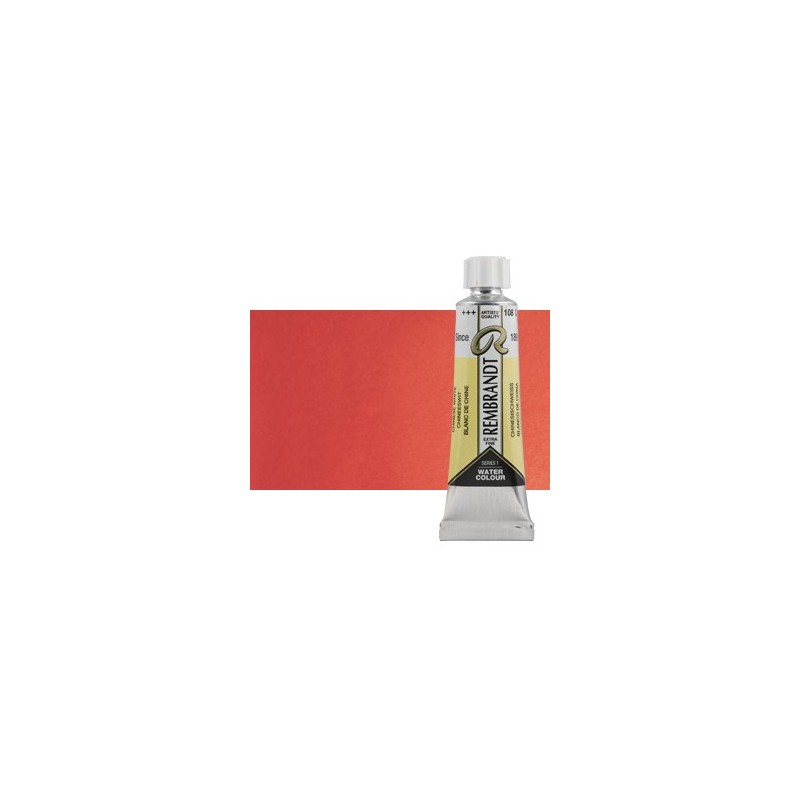 Materiais Belas Artes - Aquarela Rembrandt, 20 ml, \n\nVermelho Permanente Médio | totenart.com