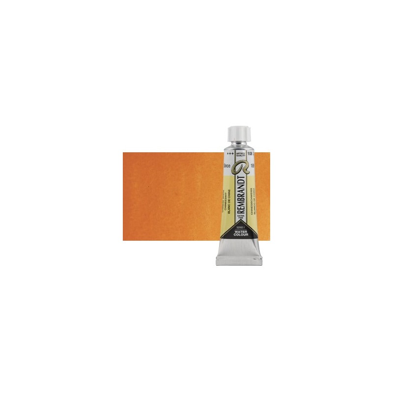 Materiais Belas Artes - Aquarela Rembrandt, 20 ml, Laranja Cadmio | totenart.com