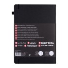 Materiais Belas Artes - Bloco Sakura folhas pretas, 21x29,7, banda elastica, 80 f, 140 gr.   | totenart.com