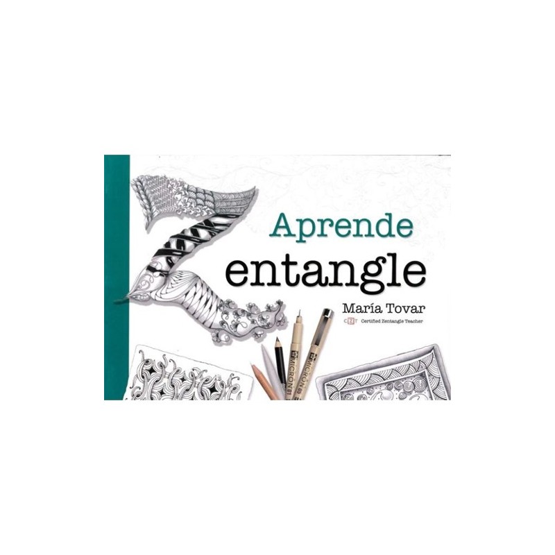 Materiais Belas Artes - Caderno Passo a Passo, Aprenda Zentangle, Talens (em espanhol) | totenart.com