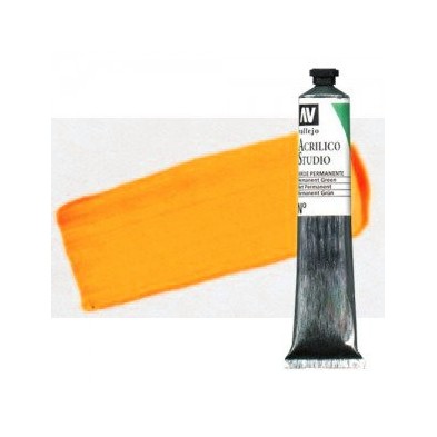 Materiais Belas Artes - Acrilico Vallejo, Amarelo Dourado Fluorescente, 58 ml. | totenart.com