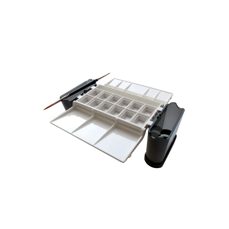 Materiais Belas Artes - Caixa de aquarela recarregável portátil | totenart.com