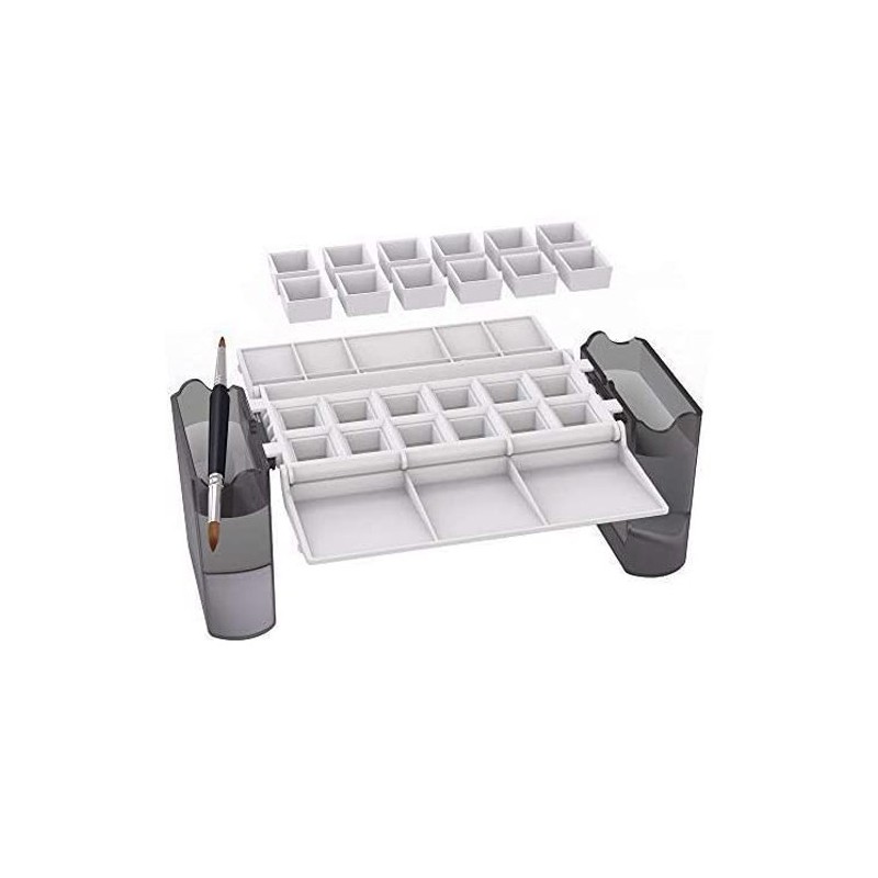 Materiais Belas Artes - Caixa de aquarela recarregável portátil | totenart.com