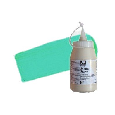 Materiais Belas Artes - Acrilico Vallejo, Verde Esmeralda Ftalocianina, 500 ml. | totenart.com