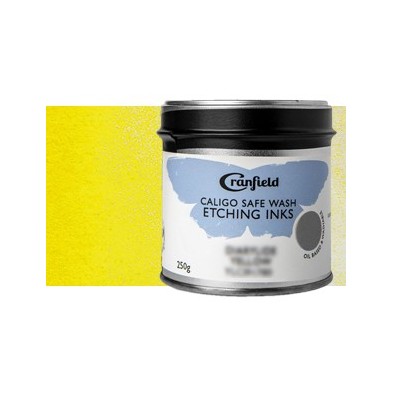 Tinta Gravura Ecologica Amarelo Primario, Pote 250 gr.
