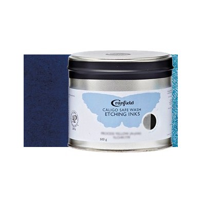 Tinta Grabado Ecologica Azul Primario (Cian), Lata 500 gr.