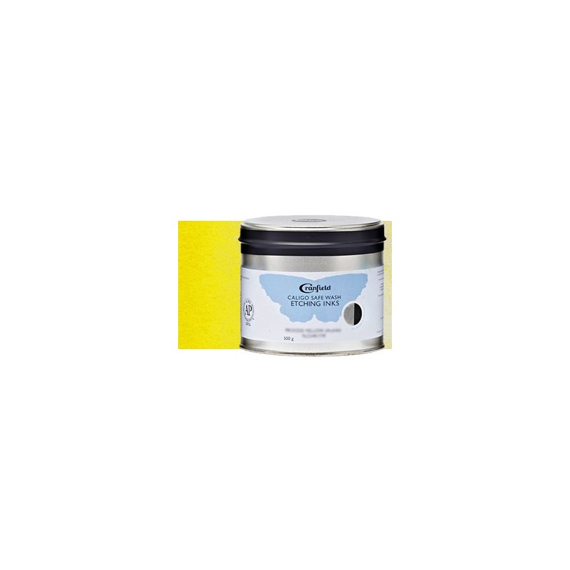 Tinta Gravura Ecologica Amarelo Primario, Pote 500 gr.