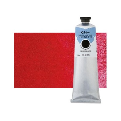 Tinta Gravura Ecologica Vermelho Naftol, tubo 150 ml.