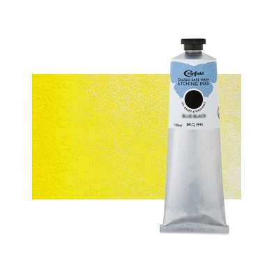 Tinta Gravura Ecologica Amarelo Primario, tubo 150 ml.