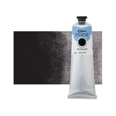 Tinta Gravura Ecologica Preto Marrom, tubo 150 ml.