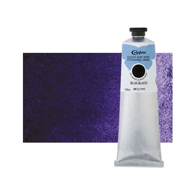 Tinta Gravura Ecologica Violeta de Carbazol, tubo 150 ml.