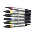 \nMateriais Belas Artes - Set 6 Marcadores aquarela Promarker Winsor & Newton, tons básicos | totenart.com