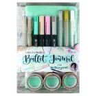 Materiais Belas Artes - Conjunto crie seu diário Pastel Turquoise, Bullet Journal | totenart.com