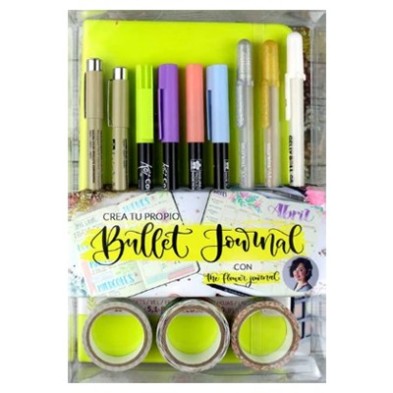 Materiais Belas Artes - Conjunto crie seu diário Pastel Green, Bullet Journal | totenart.com