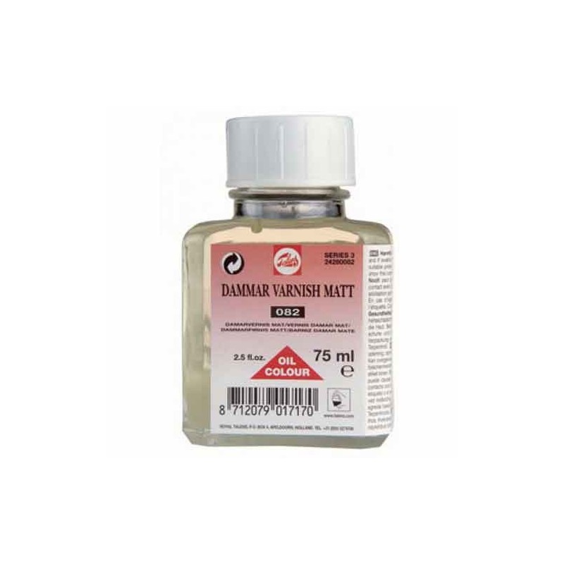 Materiais Belas Artes - Verniz Damar mate Talens, 75 ml. | totenart.com