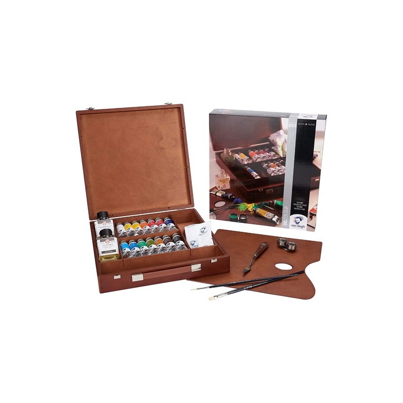 Materiais Belas Artes - Oleo Van Gogh, caixa madeira Inspiration | totenart.com\n