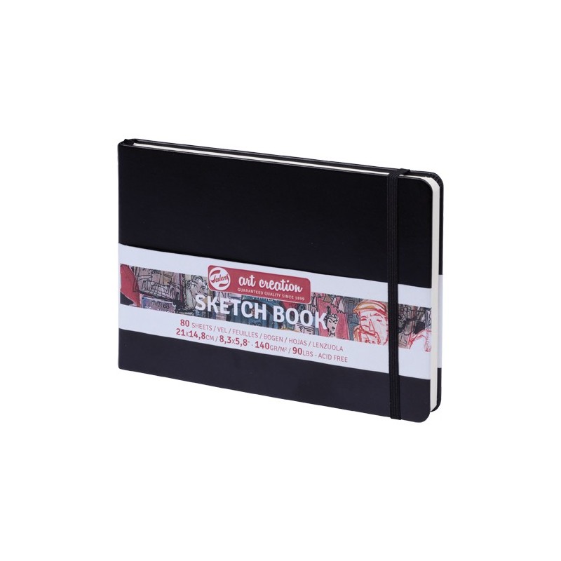 Materiais Belas Artes - Bloco ArtCreation de desenho, 21x14,8, banda elastica, 80 f, 140 gr. | totenart.com