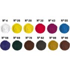 Oleo Titan Extrafino, caixa de madeira, 10 cores 40 ml.