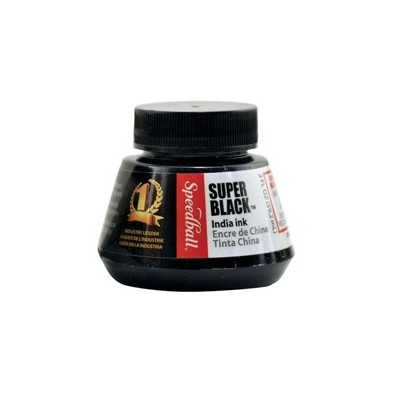 Materiais Belas Artes - Tinta da China Super Preta, 59,2 ml. Speedball | totenart.com
